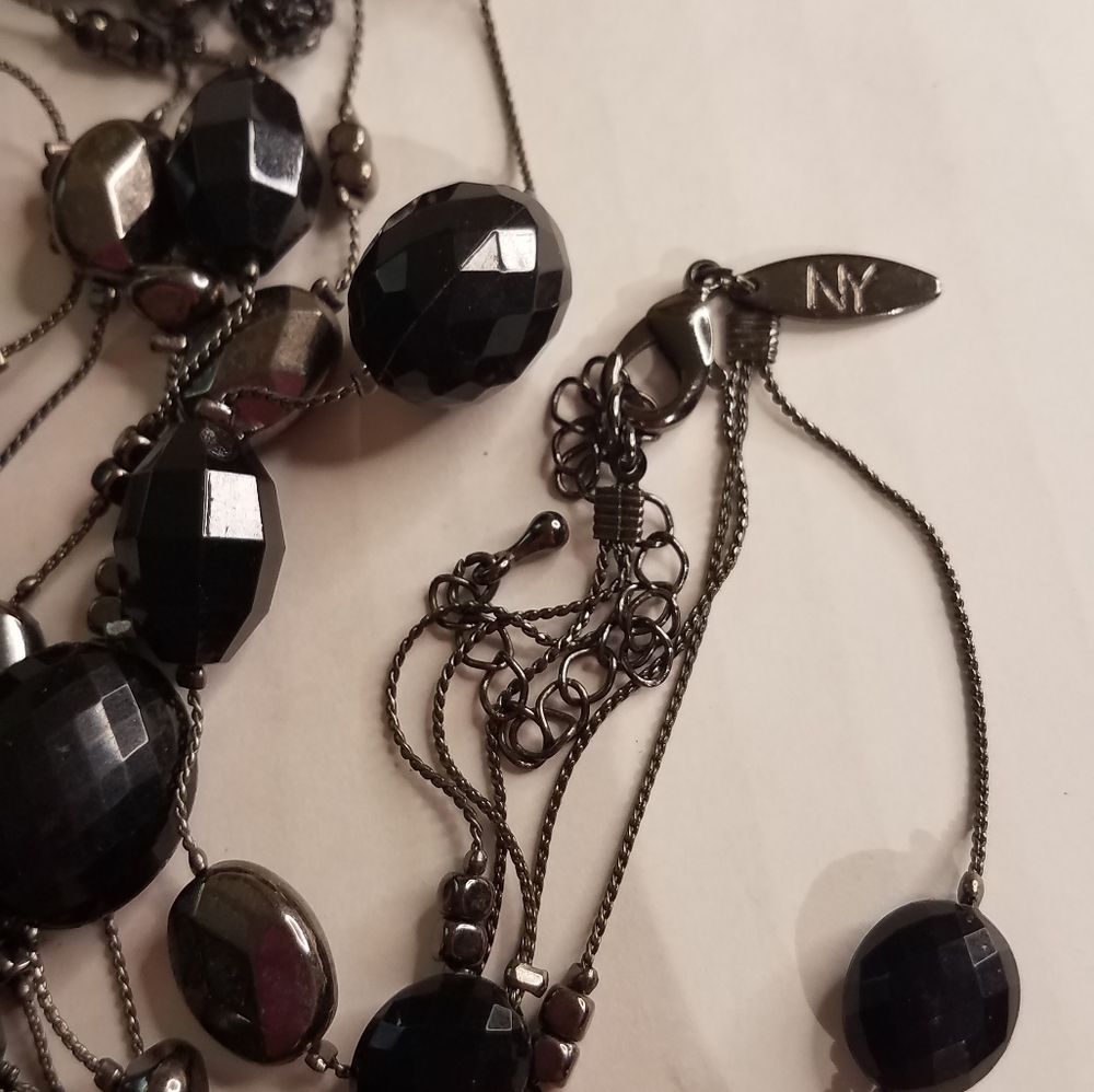 New York multi strand necklace j189 - Picture 6 of 6